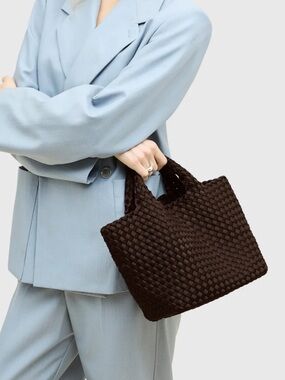 NAGHEDI St. Barths Small Tote in Chocolate